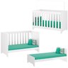 Berço Mini Cama 3 em 1 Multifuncional 133x64 Cm Bbi51 Branco Dtall - 5