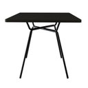 Ver imagem 2 de Mesa para Sala de Jantar Quadrada Barcelona Preto