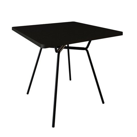 Mesa para Sala de Jantar Quadrada Barcelona Preto