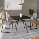 Ver imagem 5 de Mesa para Sala de Jantar Quadrada Barcelona Preto