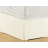 Saia Para Cama Box King Com Pregas Creme Admirare - 1