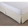 Saia Para Cama Box King Com Pregas Creme Admirare - 2