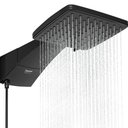 Ver imagem 3 de Chuveiro Zagonel Quadratta Eletrônico Preto 220v (7700w)