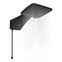 Ver imagem 2 de Chuveiro Zagonel Quadratta Eletrônico Preto 220v (7700w)