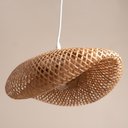 Ver imagem 3 de Luminária Pendente Curvas de Bambu Boho 42cm - Oikos