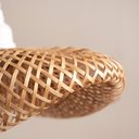 Ver imagem 4 de Luminária Pendente Curvas de Bambu Boho 42cm - Oikos