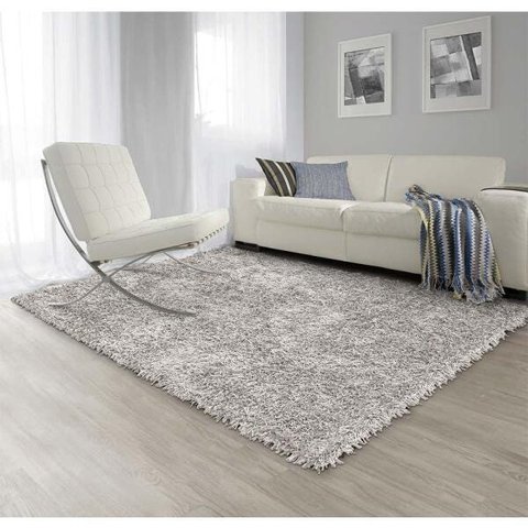 Tapete Felpudo Galax N Platina 1,50x2,00M - Kriar Tapetes