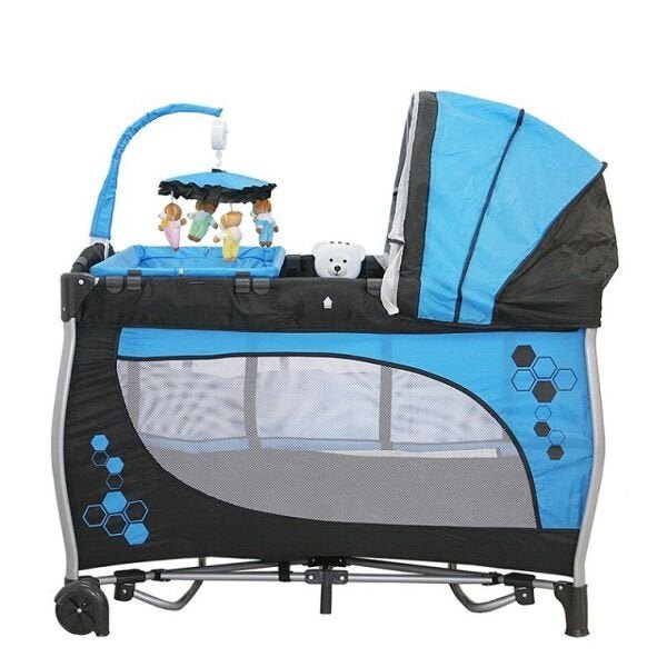 Berço Camping Balanço - Baby Style - Azul - 2