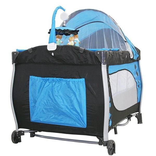 Berço Camping Balanço - Baby Style - Azul - 3