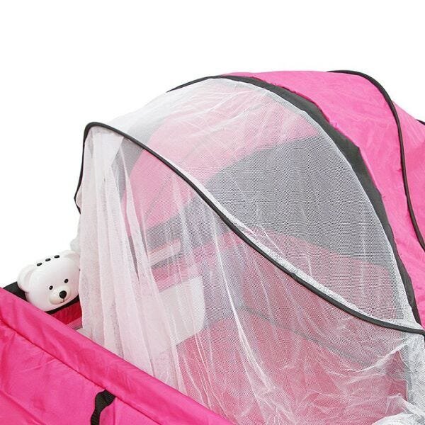 Berço Camping Balanço - Baby Style - Fúcsia - 4
