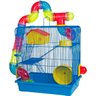 Gaiola Grande para Hamster Luxo 3 Andares - Azul - 2444 - 1