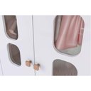 Ver imagem 4 de Quarto Infantil Completo Aconchego 2 Peças (1 Guarda Roupa + 1 Cômoda) Qi81 Branco/jequitiba -