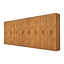 Ver imagem 3 de Closet Casal Duplo Rubi Premium 16 Portas 8 Gavetas