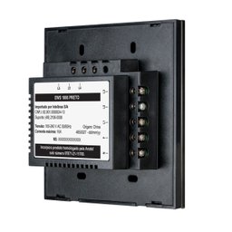 Interruptor Touch Smart Wi-fi Intelbras Ews 1006 Preto - 8