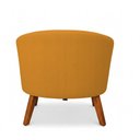 Ver imagem 7 de Poltrona Sala Decorativa Kit 2 Stella Pé Madeira Trapézio Castanho Bouclê D03 - D’Rossi