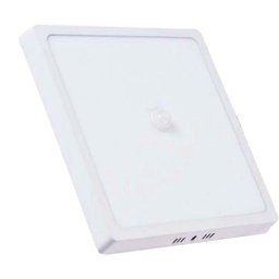 Luminaria Painel Led Sobrepor Quadrada 24W 6500K Branco Com Sensor AVANT - 1
