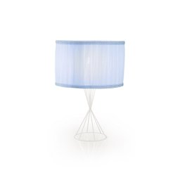 Abajur Luminária De Quarto Infantil AzulRosa:Azul - 2