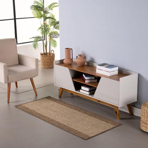 Tapete Passadeira Sisal Lancer 1 Peça 10,00m X 66cm 87% Polipropileno - 13% Poliéster - Ps31
