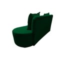 Ver imagem 7 de Sofá 2 Lugares Orgânico Curvo Madrid 150cm Bouclé Verde