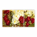 Ver imagem 1 de Quadro Pintura Rosas Arte Canvas 125x65cm