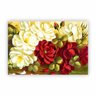 Quadro Pintura Rosas Arte Canvas 60x40cm - 1