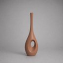 Ver imagem 1 de Garrafa Arabella Pequena Vaso Decorativo de Cerâmica para Sala e Mesa Mocha Mousse
