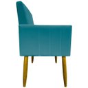 Ver imagem 5 de Kit 4 Poltronas Decorativas Mari Suede Pé Palito 30cm Castanho