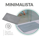 Ver imagem 2 de Tapete para Banheiro Antiderrapante Drytomita Momo Lifestyle (cinza Grafite, 80x50 Cm)
