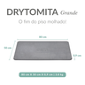 Tapete para Banheiro Antiderrapante Drytomita Momo Lifestyle (cinza Grafite, 80x50 Cm) - 4