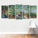 Ver imagem 2 de Quadro Near The Lake Pierre-auguste Arte Canvas 155x65cm