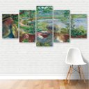 Ver imagem 2 de Quadro Near The Lake Pierre-auguste Arte Canvas 200x100cm