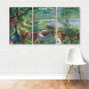 Ver imagem 2 de Quadro Near The Lake Pierre-auguste Arte Canvas 125x65cm
