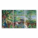 Ver imagem 1 de Quadro Near The Lake Pierre-auguste Arte Canvas 125x65cm