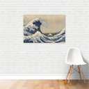 Ver imagem 2 de Quadro A Grande Onda de Kanagawa Arte Canvas 40x60cm