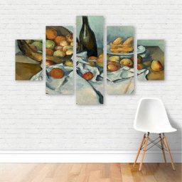 Quadro o Cesto de Maçãs Paul Cézanne Arte Canvas 110x65cm - 2