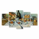 Ver imagem 1 de Quadro o Cesto de Maçãs Paul Cézanne Arte Canvas 155x80cm