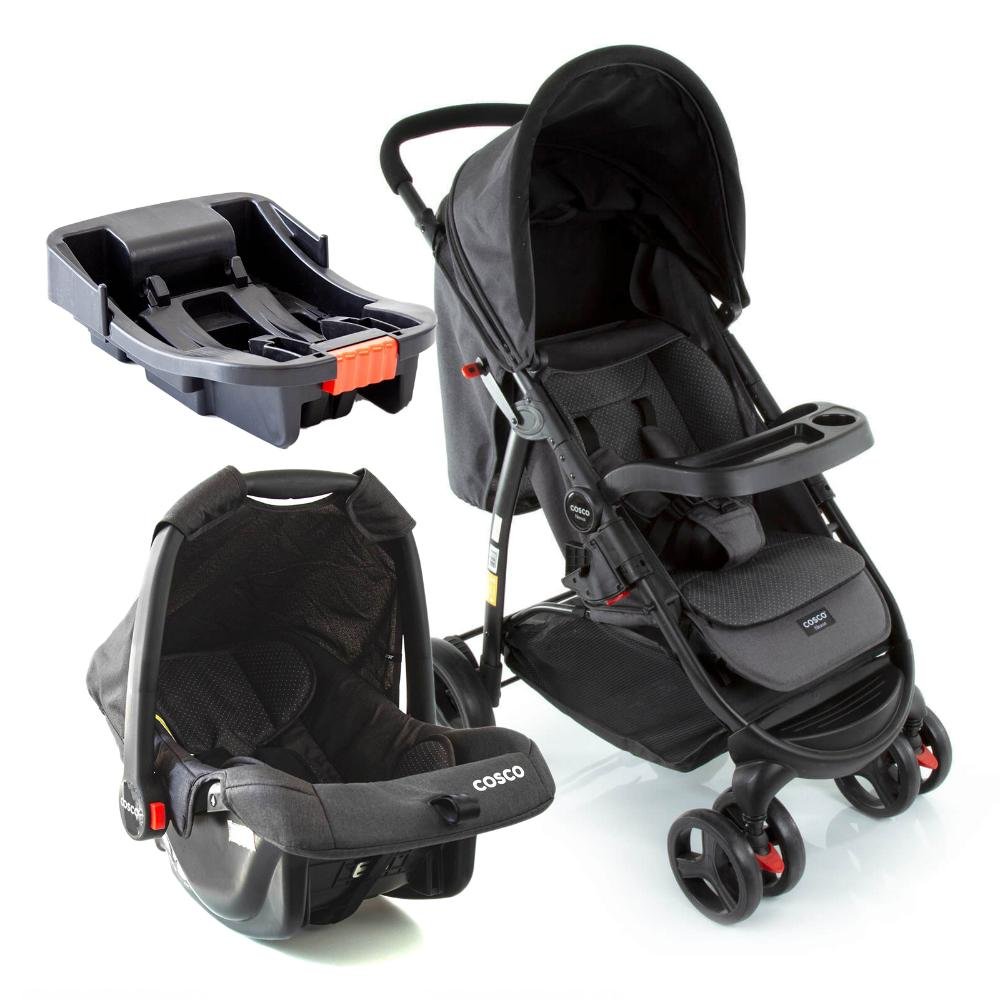 Travel System Nexus 3.0 Trio Cosco - Preto Poá - 1