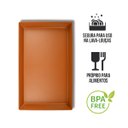Ver imagem 4 de Travessa Buffet Gn 1/1 65mm Terracota Melamina Gourmet Mix