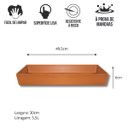 Ver imagem 3 de Travessa Buffet Gn 1/1 65mm Terracota Melamina Gourmet Mix