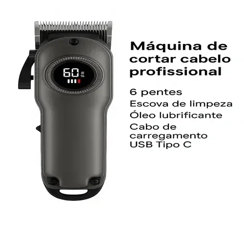 Máquina de Cortar Cabelo Profissional - Cores Sortidas - 3