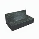 Ver imagem 1 de Lavatório para Cuba de Sobrepor 60x45x15cm sem Cuba Granitos Preto