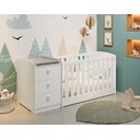 Ver imagem 2 de Berço Multifuncional 3 em 1 Atlanta - Reller:branco Brilho