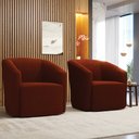 Ver imagem 2 de Poltrona Decorativa Orgânica Kit 2 Stella Max Bouclê D03 - D’Rossi