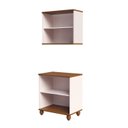 Ver imagem 2 de Cozinha Compacta 2 Peças Joy Off White/Nogueira