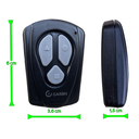 Ver imagem 5 de 02 Controles Garen Tx New 433,92mhz 3 Botões Portão Alarme