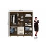 Guarda-Roupa 5 Portas com Chave Eldorado Moval - 3