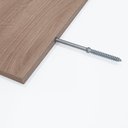 Ver imagem 4 de Kit com 3 Prateleiras 60 X 20cm Suporte Invisivel - Cor Carvalho Treviso (madeira Clara)