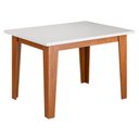 Ver imagem 2 de Mesa de Jantar 4 Lugares Multimóveis Cr50224 Cinamomo/off White