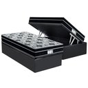 Ver imagem 1 de Cama Box Baú Crc Solteiro +Colchão Molas Bonnel Born Probel 88x188