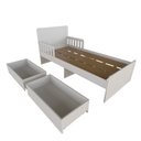 Ver imagem 4 de Cama Infantil Solteiro 2 Gavetões Tulum Branco